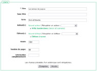 Ajout d\'un livre