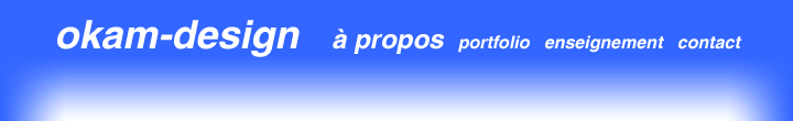 menu de navigation