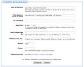 Ajout d\'une publication